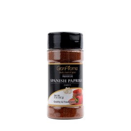 GranAroma Spanish Sweet Paprika, Bold Flavor & Vibrant Color, Perfect for Paella, Stews and BBQ (2 Ounce)