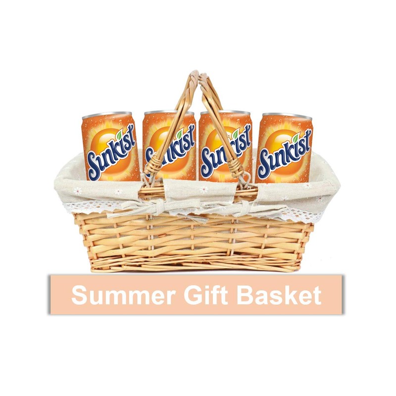Bundle of Orange Soda Mini Soda Cans, 7.5 oz Soft