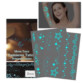 Kids Glitter Stickers Kit | Glitter Makeup Stickers - Long Lasting Sweatproof Cosmetic Facial Decor for Girl Shoulders Arms Ankles Parties Stage Performance