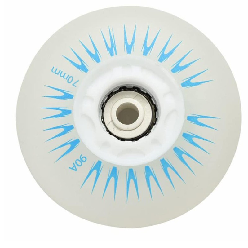 CENPEK 4 Pcs Inline Skate Wheels with LED Durable Luminous