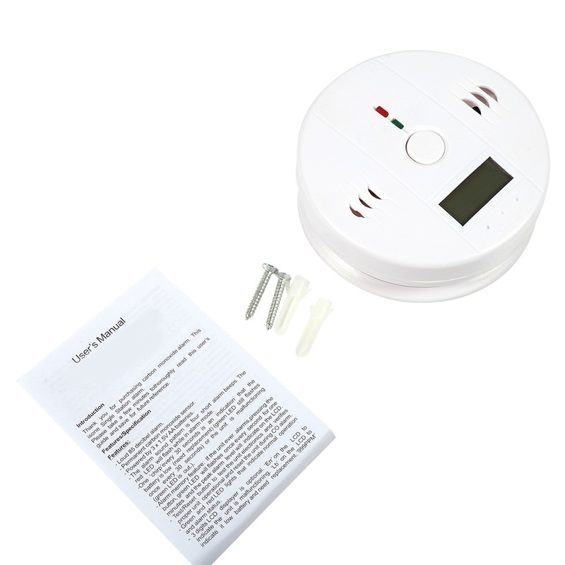 1PC LCD Display CO Carbon Monoxide Detector Sensor Tester with
