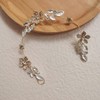 Bufenia Rhinestone Bridal Wedding Headpiece Gold Handmade Bridal Hair Vine