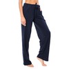 Sexy Basics Women's 3 Pack Soft Flex-Cotton Knit Pajama Pants/Lounge