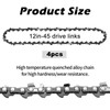 4 Pack Chainsaw Chains - Replacement ChainSaw Chain for 12