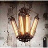Industrial Metal Chandelier, 8 Lights Retro Chandelier Vintage Steampunk Style