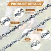 12 Pcs 6 Inch Mini Chainsaw Chain Replacement Chains for