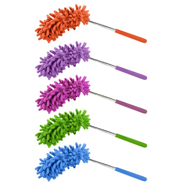 SE Assorted Color Telescopic Flexible Dusters (2 PC.) - EBD2601-12-2