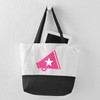 CafePress Pink Cheerleader Megaphone Canvas Tote Top Zipper Closure