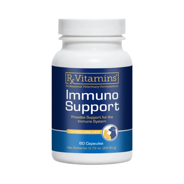 Rx Vitamins for Pets Immuno Support 60 Caps Bones Muscles