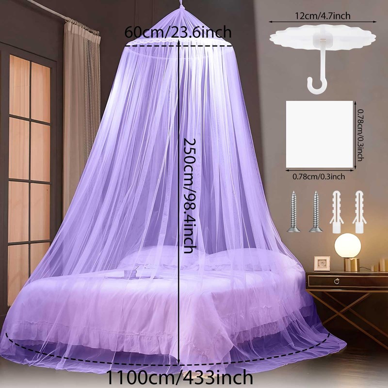 GTDOOCE Mückennetz Bett,Moskitonetz Bett 60x250x1100cm,Mosquito Netz Reise,Moskitonetz Reise,Betthimmel Mädchen für