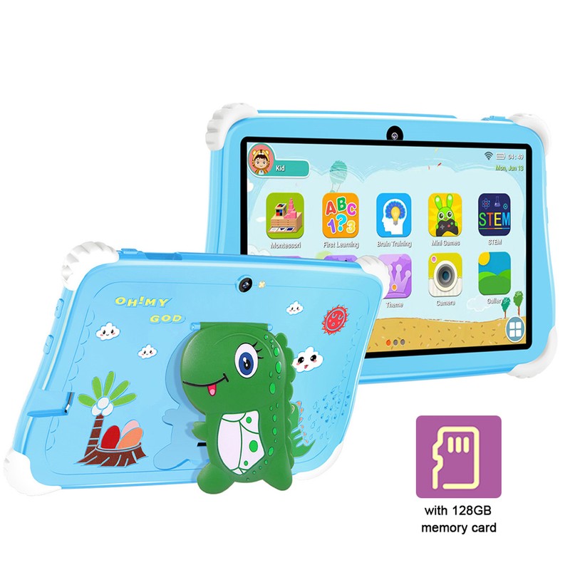 Kids Tablet 7-inch Android 10 4GB+64GB 1960*1080 High-Clear Screen Learning