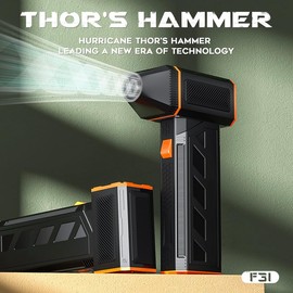 Electric Air Duster-110000RPM Super Power Cordless Air Duster, 3-Gear Adjustable Mini Blower with Fast Charging, Dust Blower for Computer, Keyboard, House, Outdoor and Car