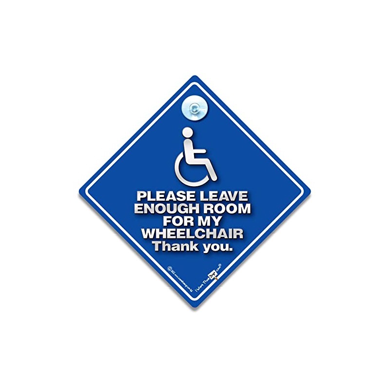 Disabled Driver Please Leave Enough Space For My Wheelchair Car
