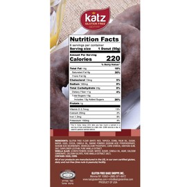 Katz Gluten Free Glazed Chocolate Donuts | Dairy Free, Nut Free, Soy Free, Gluten Free | Kosher (6 Packs of 6 Donuts, 10.5 Ounce Each)