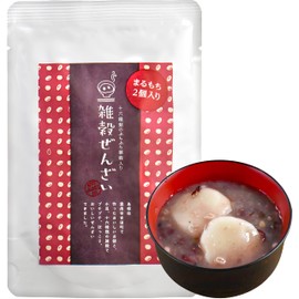 YAMASAN KYOTO UJI Japanese Millet Zenzai Red Beans Sweet Soup - Containg Mochi Rice Cakes, 150g,2 Pack set