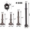 5 Pcs Smoothing Pneumatic Air Hammer Rivet Bits Set, Heavy