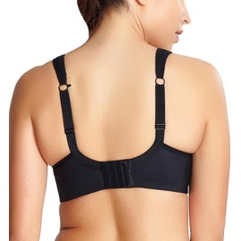 Panache Women's High Impact Underwire Sports Bra, Black, 34J