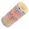SEWACC 10rolls Decorative Washi Tapes Thin Tape for Scrapbooking Journals