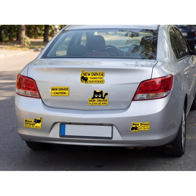 10 Pcs New Student Driver Car Magnet - Magnetic Bumper