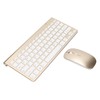 Keyboard Mouse Set 2.4G Wireless 78 Keys USB Thin Etched