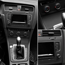 NewL 5cm x 900cm Black Carbon Fiber Air Release 3D Vinyl Film Bubble Free Film Free Installation Tool