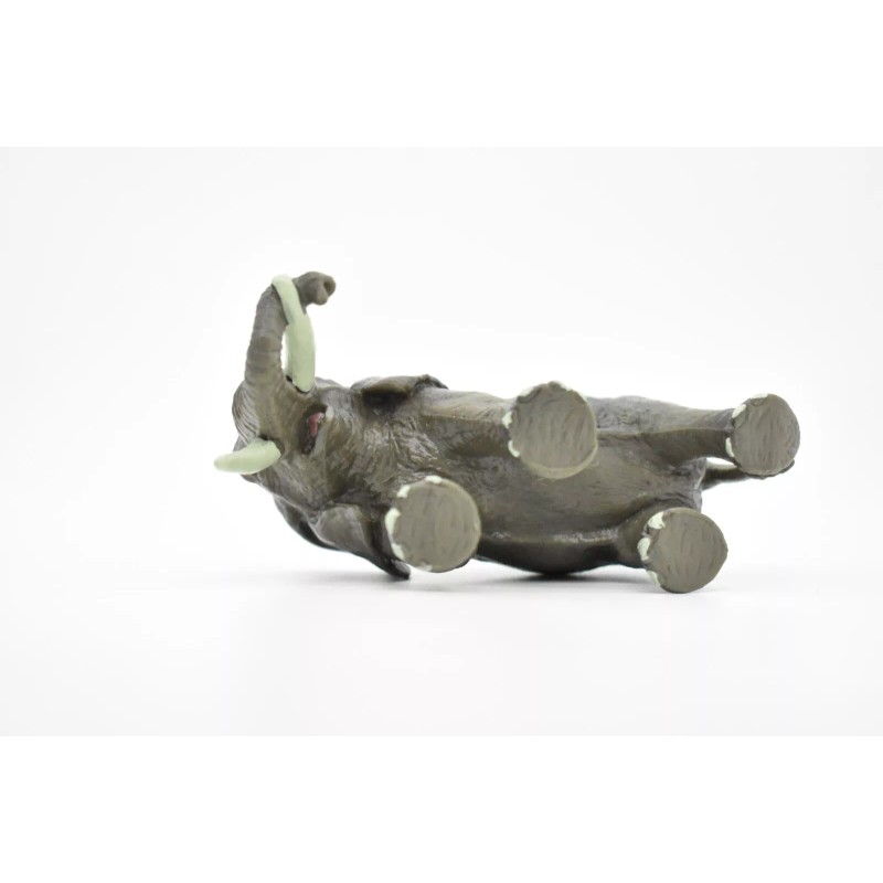 Deshen Du Elephant Toy, African, Model, Figure, Educate, Realistic Rubber
