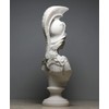 Athena Minerva Bust Greek Roman Goddess Statue Handmade Sculpture Head