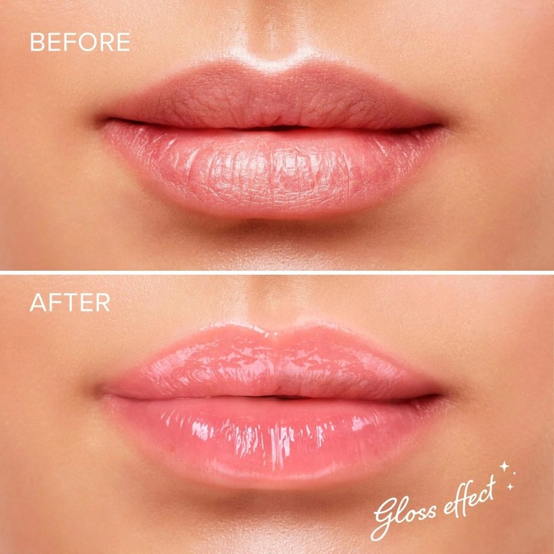 Natural Finish Overnight Lip Serum with Collagen - Strawberry Hydration