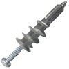 Santie#8 Zinc Self-Drilling Drywall Anchor Kit with Screws-100 Pack(100 Anchors+100
