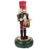 Cabilock Wooden Nutcracker Soldier Music Box with Movable Mouth Hands