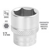 3/8DR SCKT 6PT 17MM