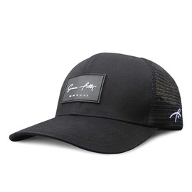Grace Folly - Gorro de camionero para hombres o mujeres, muchos diseños geniales, Negro (Signature Black), One Size
