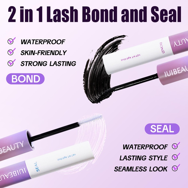 IUI IUI Beauty 196pcs Lash Clusters, 0.05mm Thin Band, Soft
