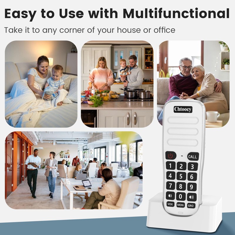 Intercoms Wireless for Home, 1 Mile Long Range for House