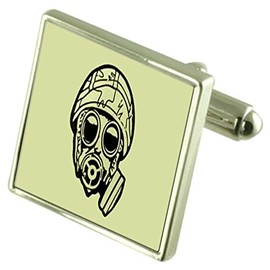 Army Gas Mask Engraved Keepsake Message Box