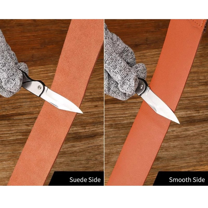 18.5 * 2 * 0.2inch Leather Strop for Knife Sharpening,