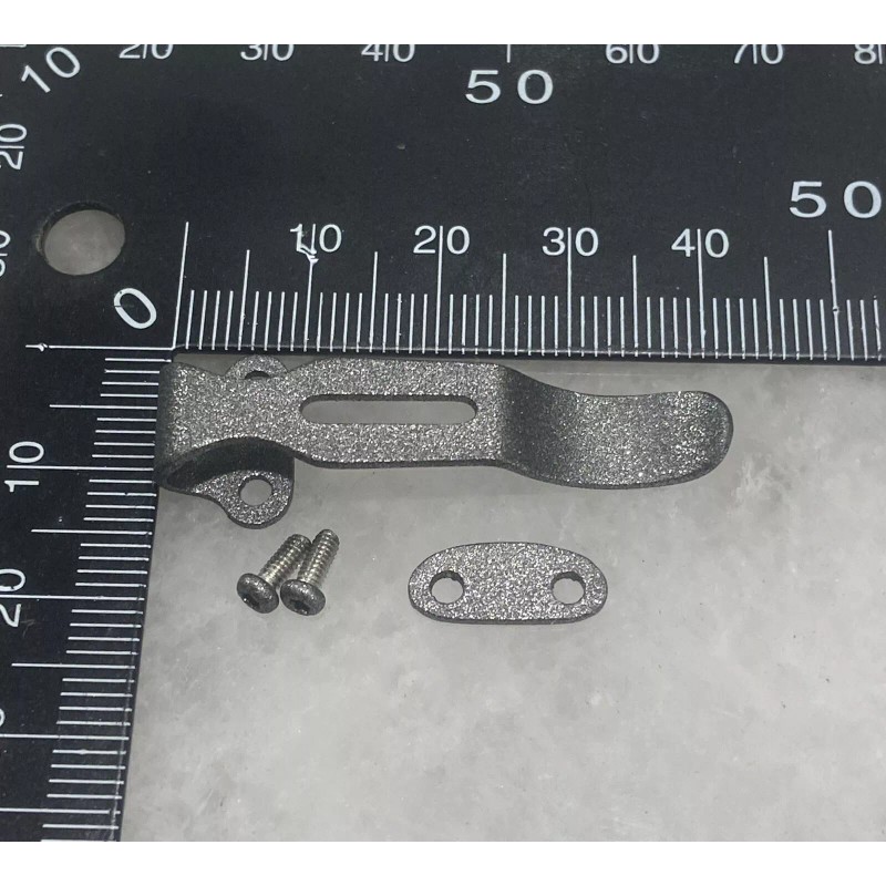 DH Gun Metal Gray Deep Pocket Clip W/Filler Tab For