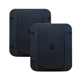 DriveSlide - Aesthetic Portable Computer Mounted External Hard Drive and Hub Holder to Organize Laptop Workspace and Declutter Cable with Lock System (2 Add-On Keys (Black))