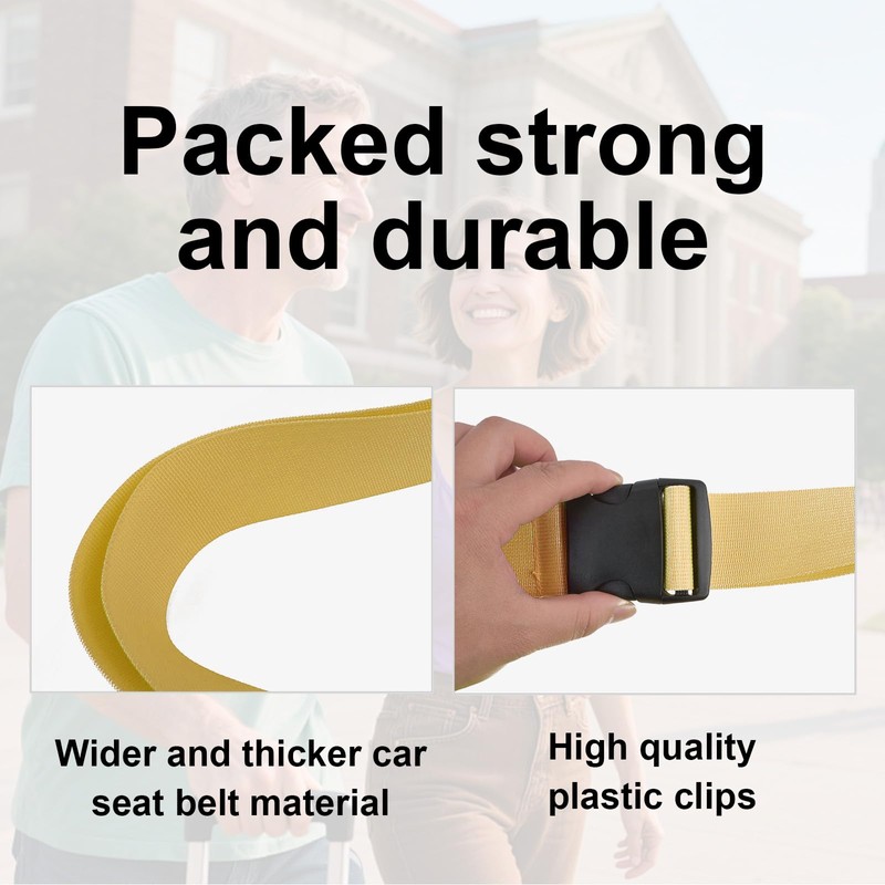 4Pcs Luggage Straps for Suitcase Travel Accessories Luggage Belt with
