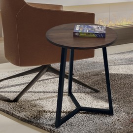 JIANZHUO Round Table Legs 16 Inch Coffee Table Legs,Metal Table Base Black Iron Legs for Table,Metal Furniture Legs Dining