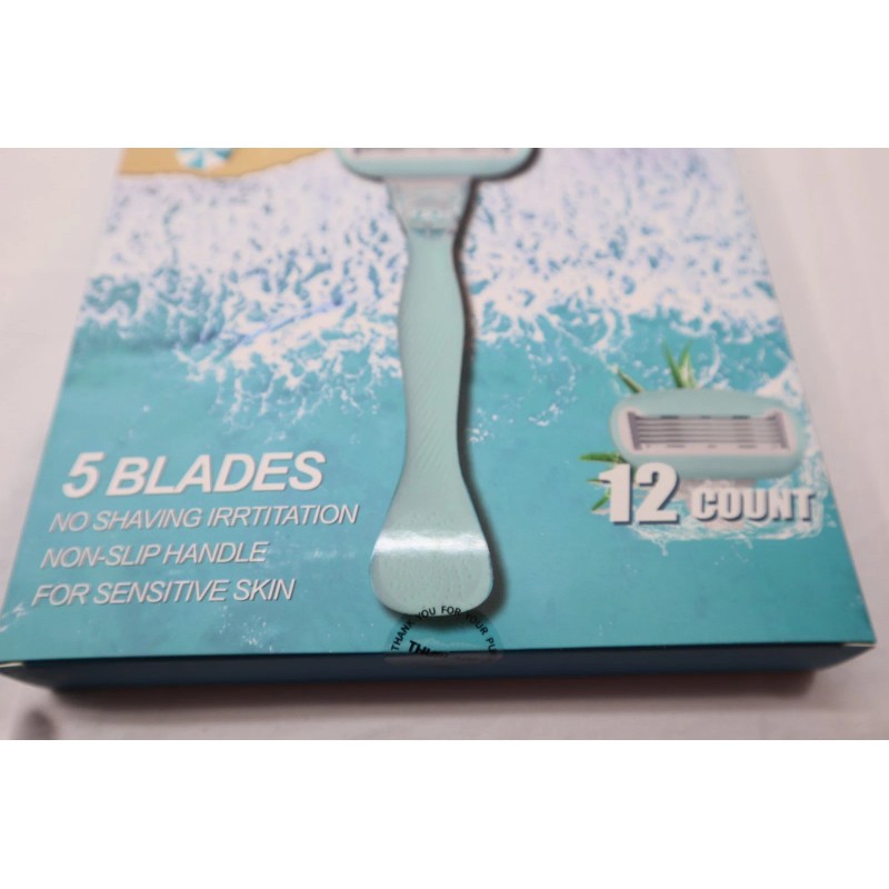 THURLADY 5 BLADES 12 COUNT LADIES RAZORS - NEW *