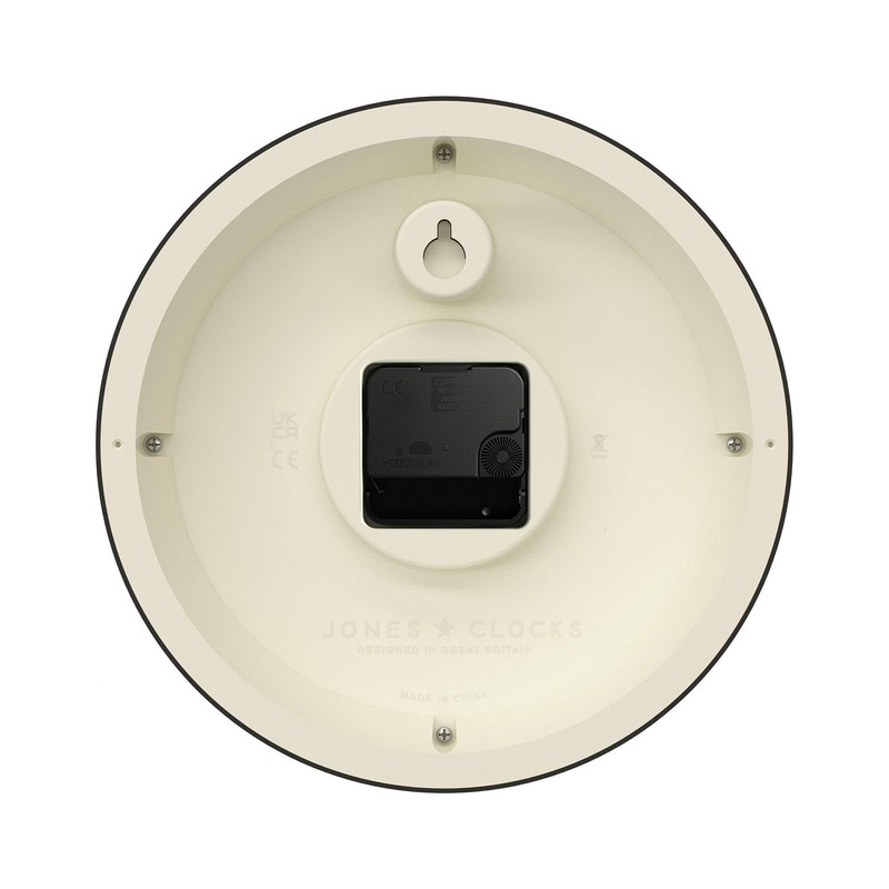 JONES CLOCKS® Ketchup Wall Clock | Round Retro Diner Clock