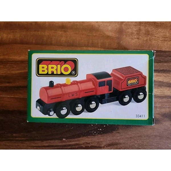 BRIO 33411 BRIO Wooden Train London Midland Scottish Railway! NIB!