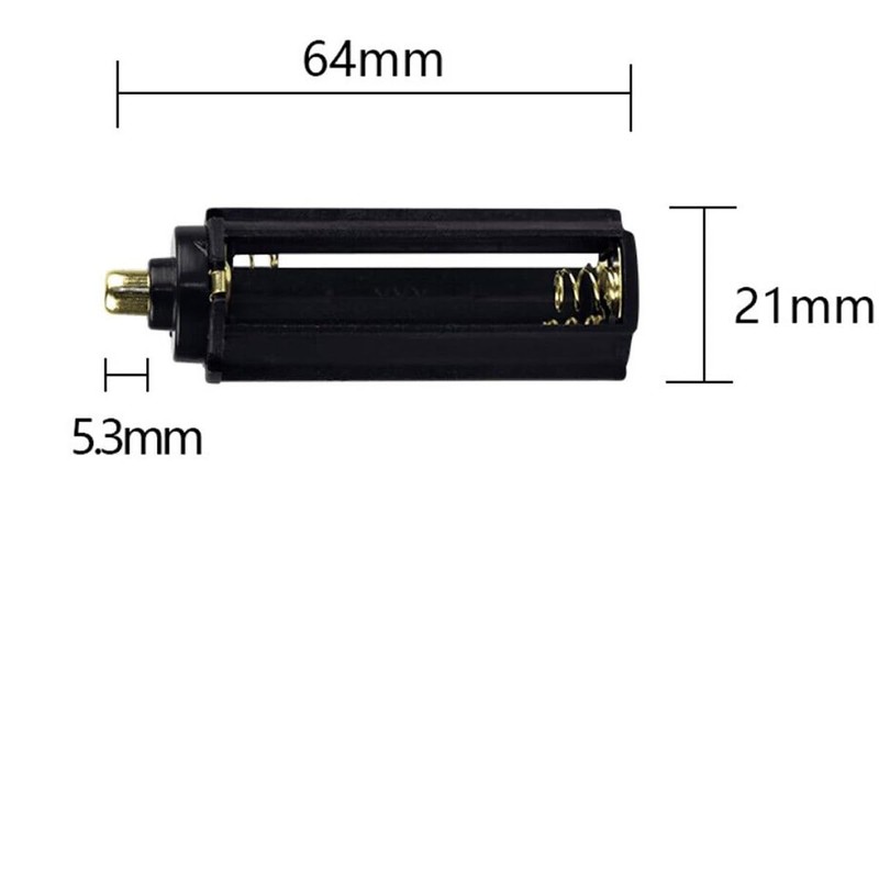 3 x 1.5V AAA Cylindrical Battery Protective Cove Bracket for