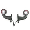 2 x LED Rubber Side Light 12 V 24 V