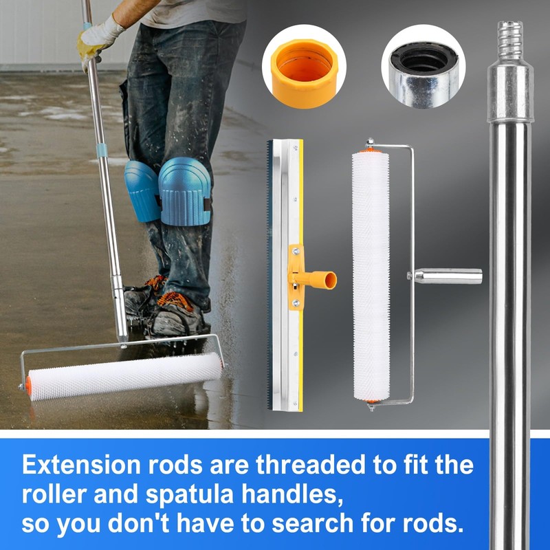 BTYCityMao Upgraded Self-Levelling Cement Tool Kit - Floor Construction Roller