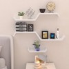lkjjcfwm White Floating Shelves for Wall Shelf for Bedroom, Repisas