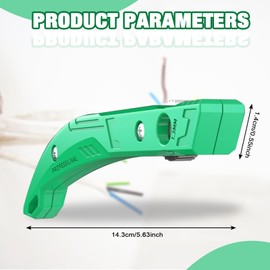 Xanadued Network Cable Untwist Tool, Engineer Wire Straightener, Wire Straightener Tool for Category 5/6 Cables