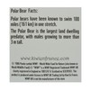 Polar Bear, Endangered Animals Range, Handmade, in Solid Fine Pewter,