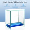 stonylab Glass Square TLC Developing Tank, Heavy Duty Borosilicate Chromatography
